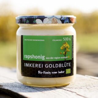 Rapshonig Bio im 500g Glas