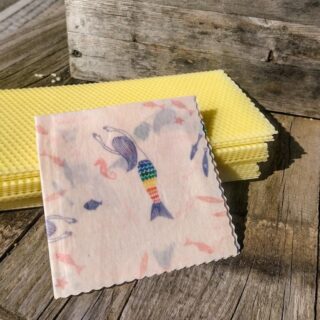 Bienenwachstuch mit Fischmotiv zum Kauf