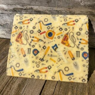 Bienenwachstuch Werkzeugmotiv Detalansicht