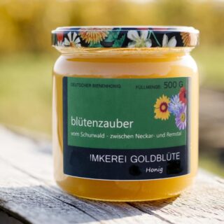 Fruchtig, milder Blütenzauber 500g Glas