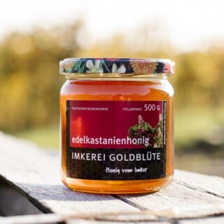 Herber Edelkastanienhonig 500 g Glas