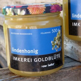 Cremig, heller deutscher Lindenblütenhonig 500g